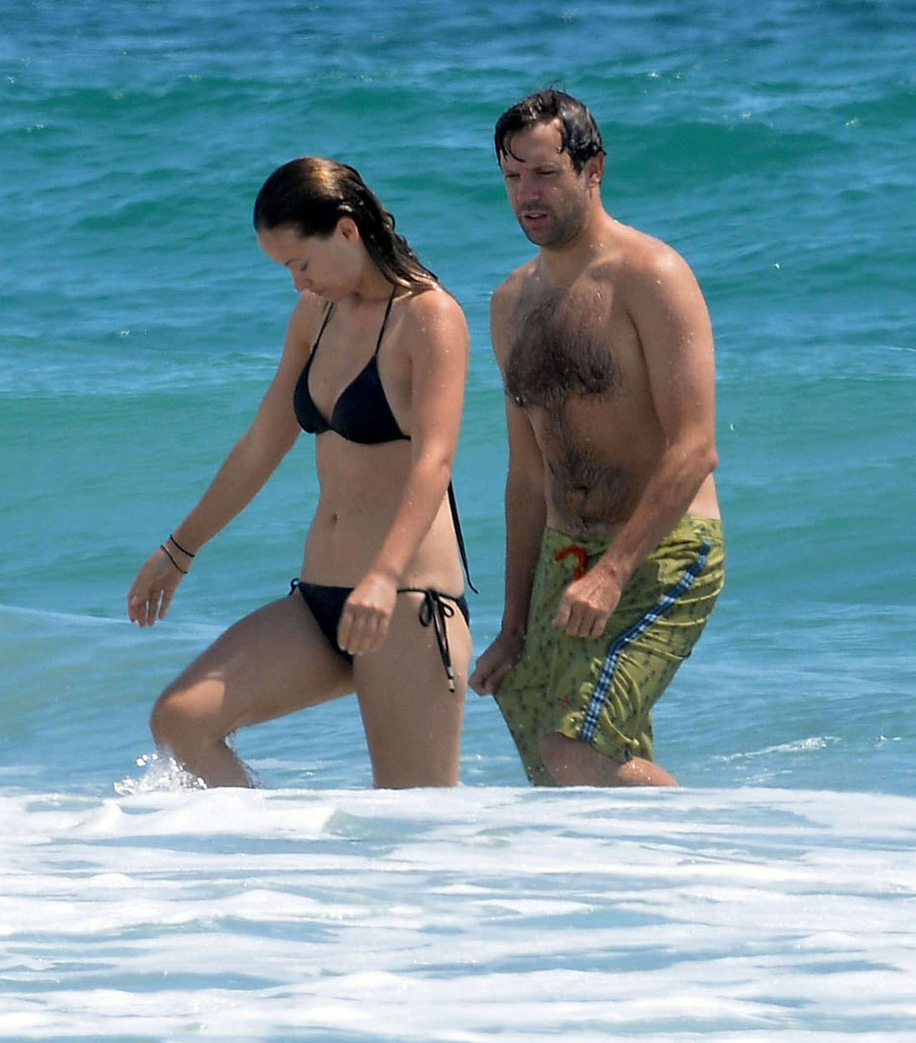 Olivia Wilde in a Bikini on the beach in Wilmington,North Carolina 8/22/12 