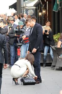 Olivia Wilde Filming  Third Person  in Rome (10/17/12) 