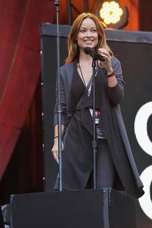 Olivia Wilde The Global Citizen Festival in Central Park to End extreme poverty on September 29, 2012 