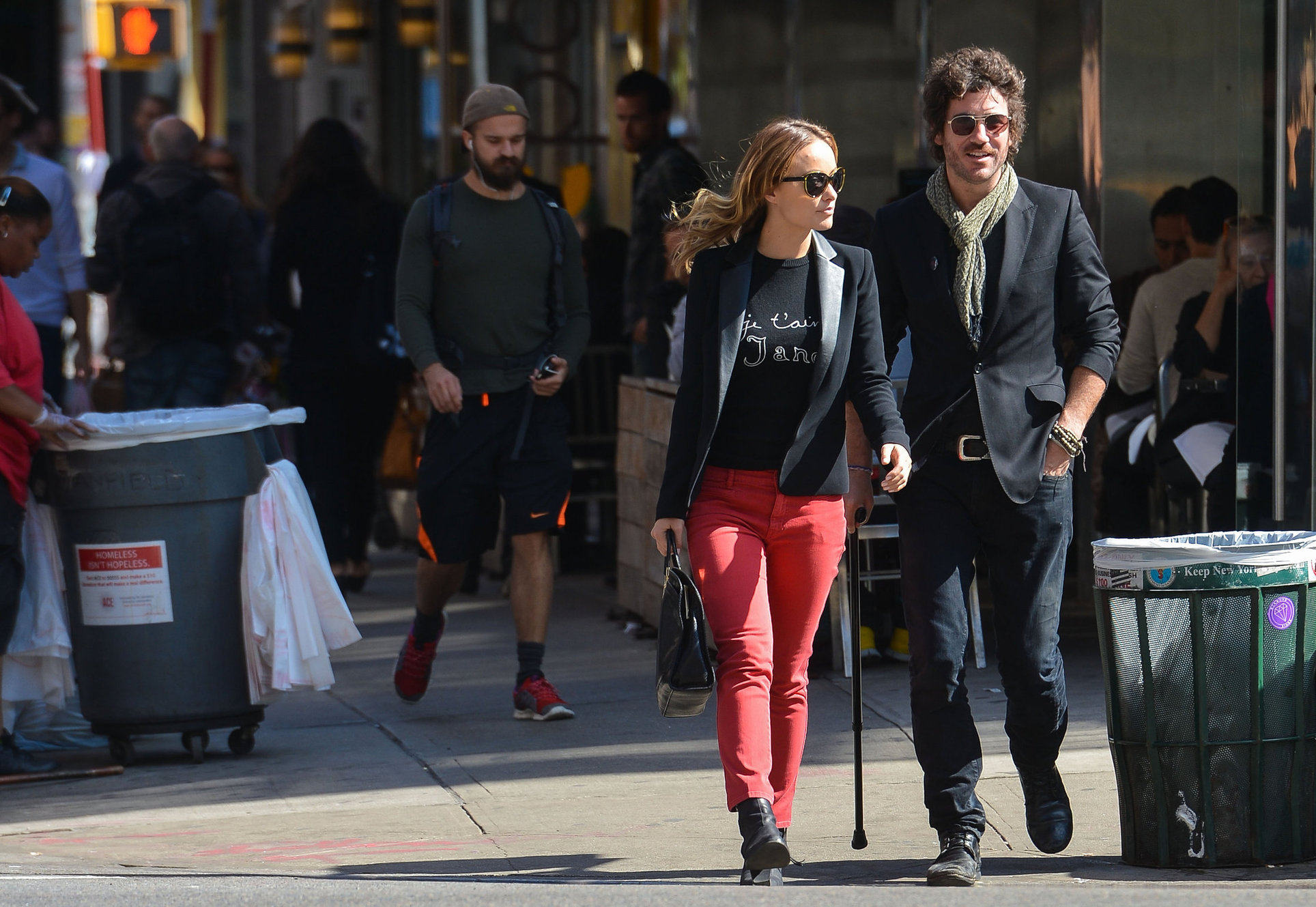 Olivia Wilde at Cafe Gitane in Nolita - September 24, 2012 