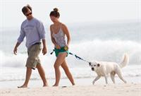 Olivia Wilde - on the beach in Wilmington,North Carolina - August 18 2012