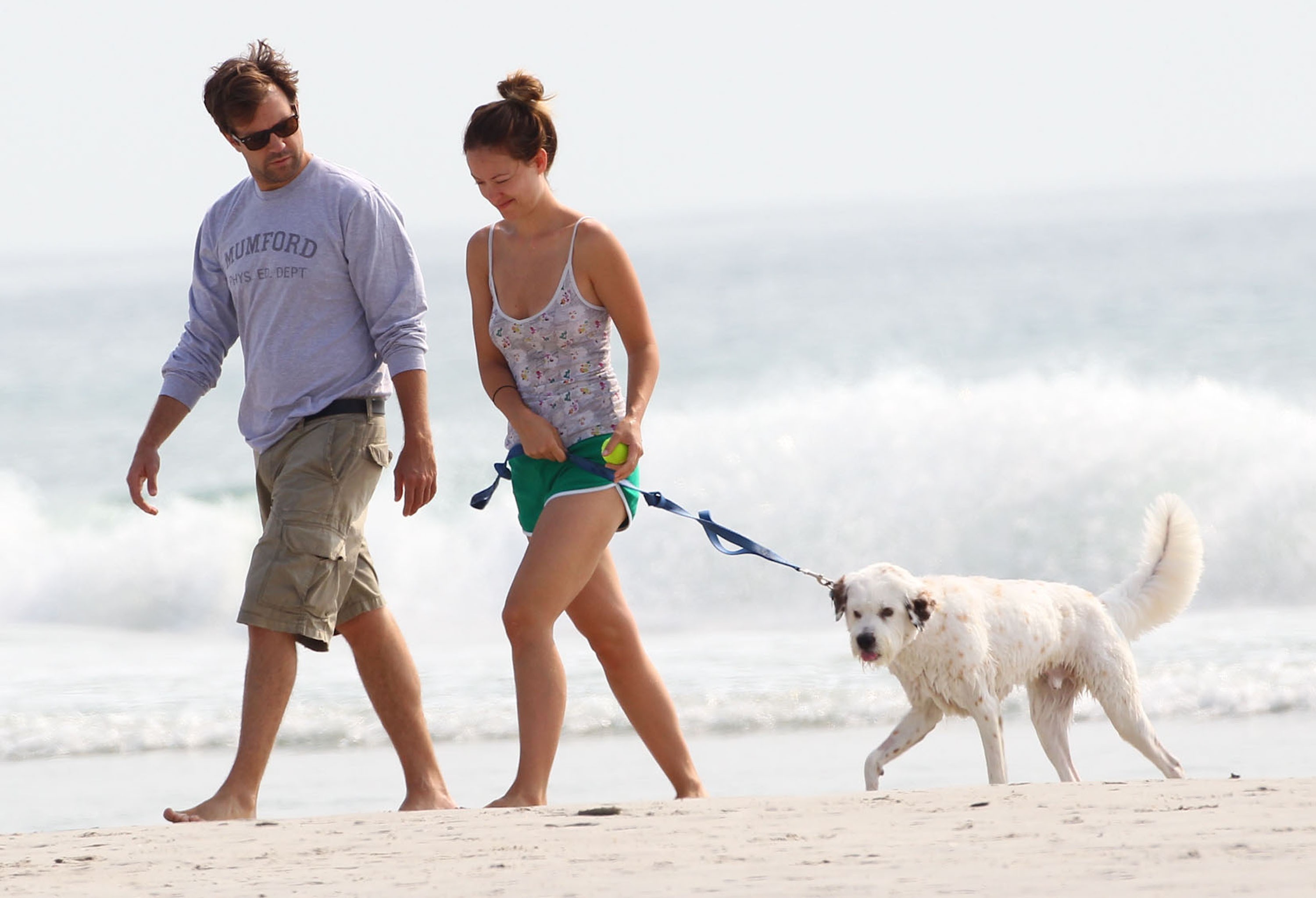 Olivia Wilde - on the beach in Wilmington,North Carolina - August 18 2012