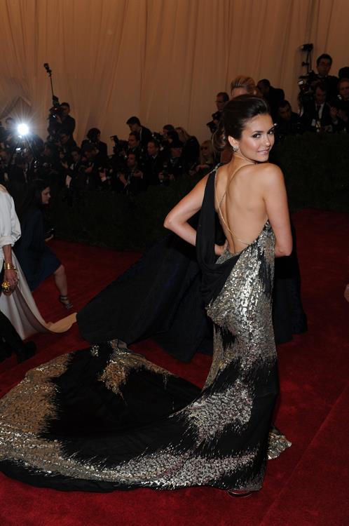 Nina Dobrev Metropolitan Museum of Arts Costume Institute Gala 07 05 12 