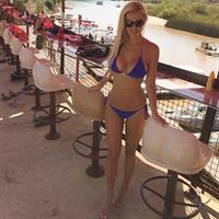 Leanna Bartlett in a bikini