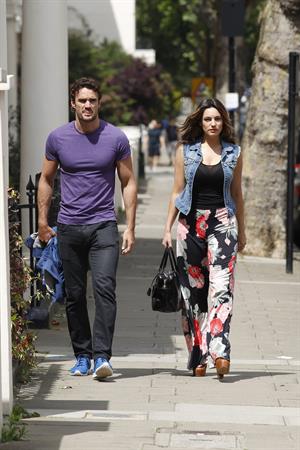 Kelly Brook walking in London - July 30, 2012