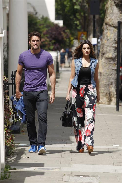 Kelly Brook walking in London - July 30, 2012