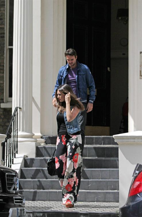 Kelly Brook walking in London - July 30, 2012