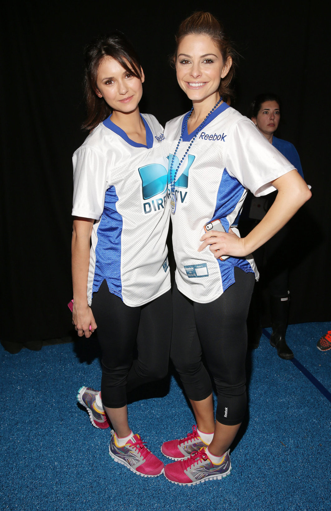 Nina Dobrev DIRECTV'S Celeb Beach Bowl at Mardi Gras World 2/2/13 