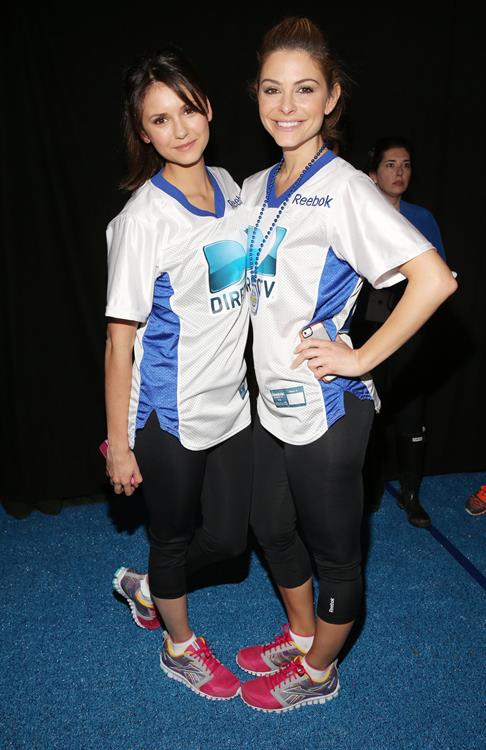 Nina Dobrev DIRECTV'S Celeb Beach Bowl at Mardi Gras World 2/2/13 