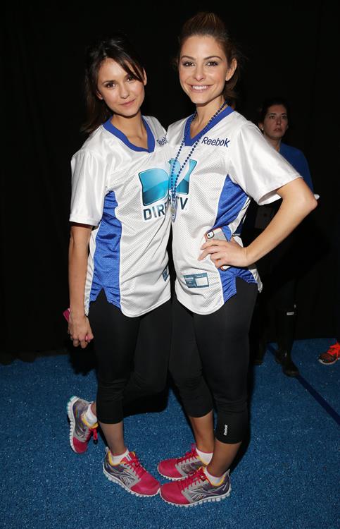 Nina Dobrev DIRECTV'S Celeb Beach Bowl at Mardi Gras World 2/2/13 