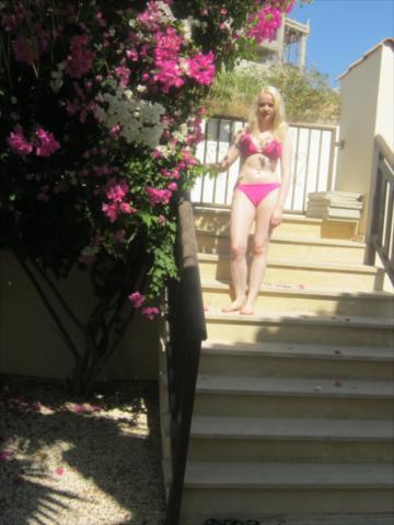 Anonymous in a bikini