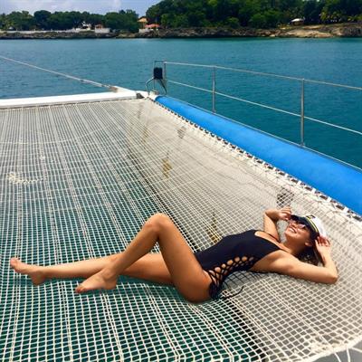 Jocelyn Chew in a bikini