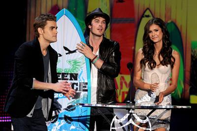 Nina Dobrev 2010 Teen Choice awards at Gibson Amphitheatre on August 8