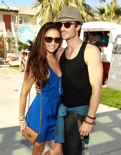 Nina Dobrev Burton Snowboards Coachella Pool Party April, 2012