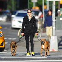 Jessica Biel Takes her two dogs for a long walk in SoHo (May 4, 2013) 