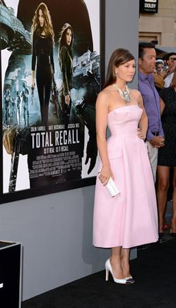 Jessica Biel  Total Recall  Los Angeles Premiere - August 1 2012 