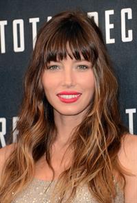 Jessica Biel poses at the Total Recall - Los Angeles Photo Call on July 28, 2012 in Beverly Hills, California