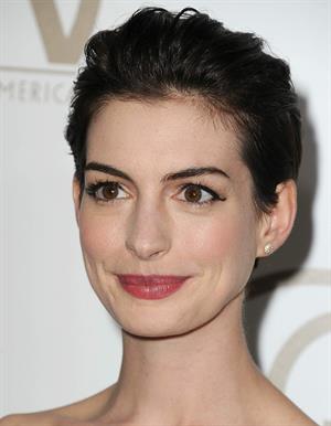 Anne Hathaway 24th Annual Producers Guild Awards at The Beverly Hilton Hotel in Beverly Hills January 26-2013 