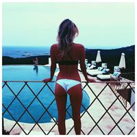 Tess Jantschek in a bikini - ass