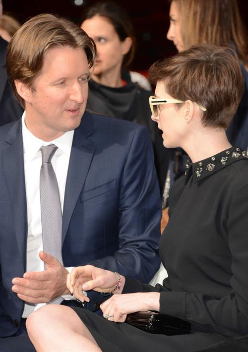 Anne Hathaway attends the Hugh Jackman Hollywood Walk Of Fame Ceremony in Hollywood December 13-2012 
