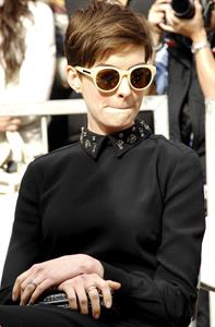Anne Hathaway attends the Hugh Jackman Hollywood Walk Of Fame Ceremony in Hollywood December 13-2012 