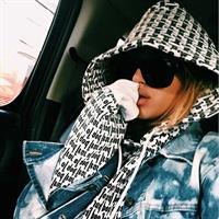 Hailey Bieber taking a selfie