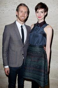 Anne Hathaway A Lunch to Celebrate Launch of 'LES MISERABLES at the Four Seasons Restaurant in NYC