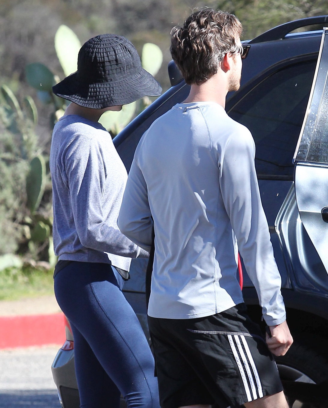Anne Hathaway out and about in the Hollywood Hills 1/19/13 