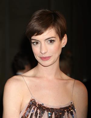 Anne Hathaway Attended the Museum of the Moving Image 27th Annual Black Tie Salute in New York Dec 11, 2012