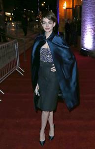 After the Les Miserables premiere, Anne Hathaway at the after-party for the movie at The Roundhouse in Camden, London UK.