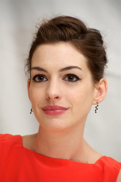Anne Hathaway One Day press conference in New York City 9/8/2011
