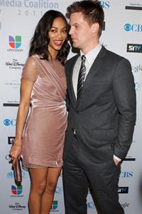Zoe Saldana  14th Annual NHMC Impact Awards -- Beverly Hills, Feb. 25, 2011 