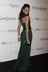 Zoe Saldana Metropolitan Opera 125th Anniversary Gala at Lincoln Center in NYC March 15th, 2009