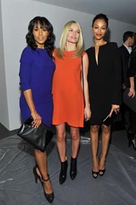 Zoe Saldana leaving the Calvin Klein fashion show - February 17, 2011 