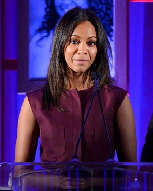 Zoe Saldana attends the Children's Defense Fund's 22nd annual 'Beat the Odds' Awards - December 6-2012 