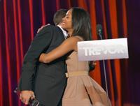 Zoe Saldana The Trevor Project's 2012 'Trevor Live' Event Honoring Katy Perry at Hollywood Palladium in Hollywoo 
