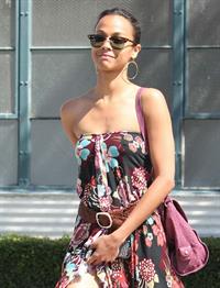 Zoe Saldana runs errands in LA August 5, 2011  