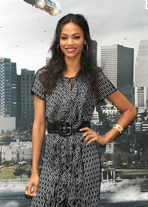 Zoe Saldana at the Star Trek Madrid Photocall