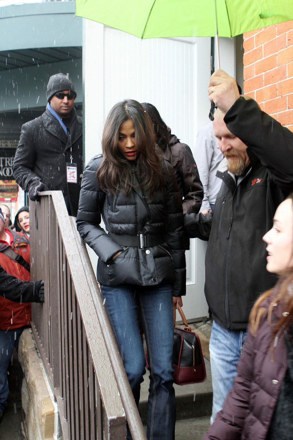 Zoe Saldana at the Sundance Film Festival on January 26-2012 