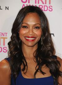 Zoe Saldana 2013 Film Independent Spirit Awards Nominations Press Conference at the W Hollywood on November 27, 2013