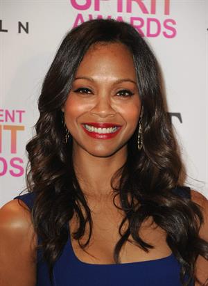 Zoe Saldana 2013 Film Independent Spirit Awards Nominations Press Conference at the W Hollywood on November 27, 2013