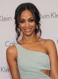 Zoe Saldana at The World Of Calvin Klein - Mercedes Benz Fashion Week Spring/Summer 2011 - July 7, 2010