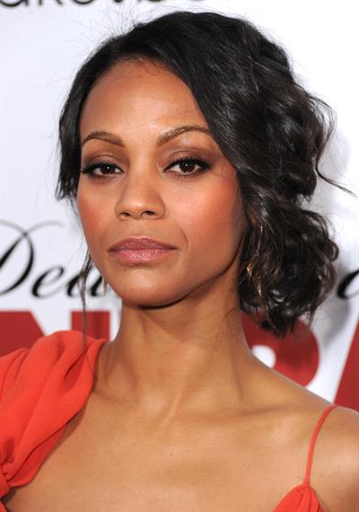 Zoe Saldana @ Death At A Funeral Los Angeles Premiere 12/04/10  