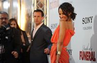 Zoe Saldana @ Death At A Funeral Los Angeles Premiere 12/04/10  
