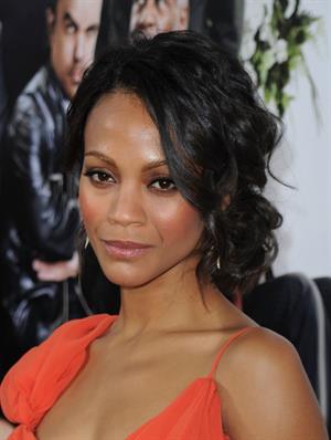 Zoe Saldana @ Death At A Funeral Los Angeles Premiere 12/04/10  