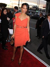 Zoe Saldana @ Death At A Funeral Los Angeles Premiere 12/04/10  