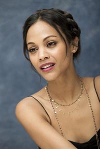 Zoe Saldana at Death At A Funeral press conference at the Four Seasons Hotel 11-04-2010 