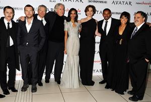 Zoe Saldana at  Avatar  World Premiere in London 10-12-2009