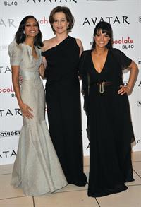 Zoe Saldana at  Avatar  World Premiere in London 10-12-2009