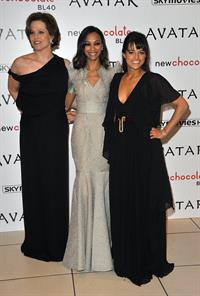 Zoe Saldana at  Avatar  World Premiere in London 10-12-2009
